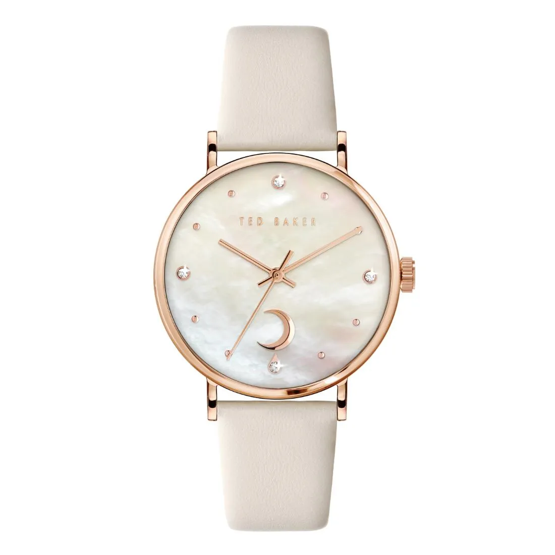 Ted Baker Women 37 mm Size White Dial Analog Watch- BKPPHF132