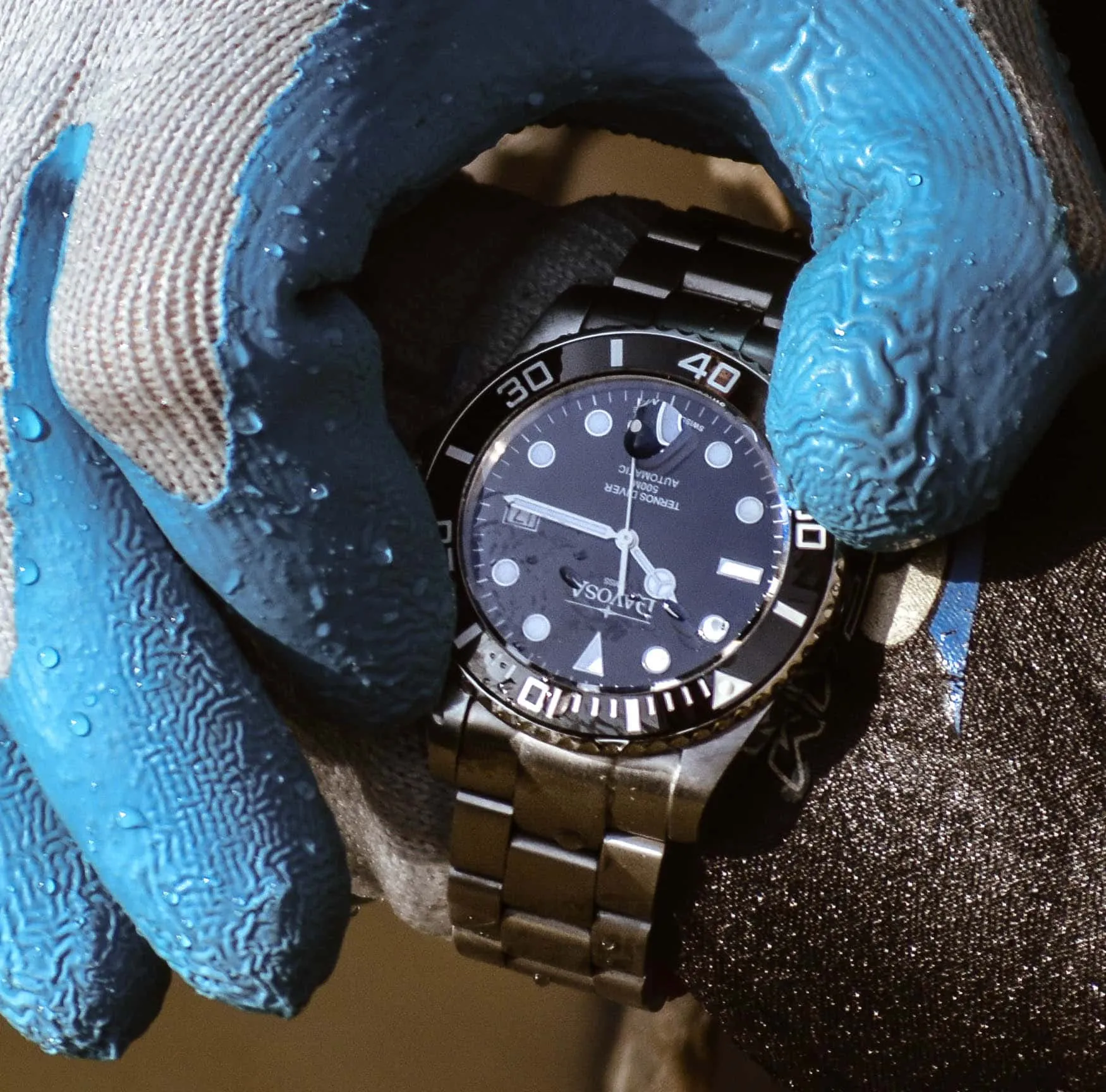 Ternos Professional Automatic 500m Black Diving Watch 16155950
