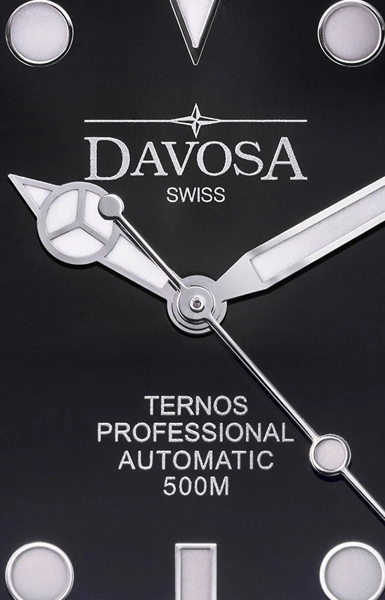 Ternos Professional Automatic 500m Black Diving Watch 16155950
