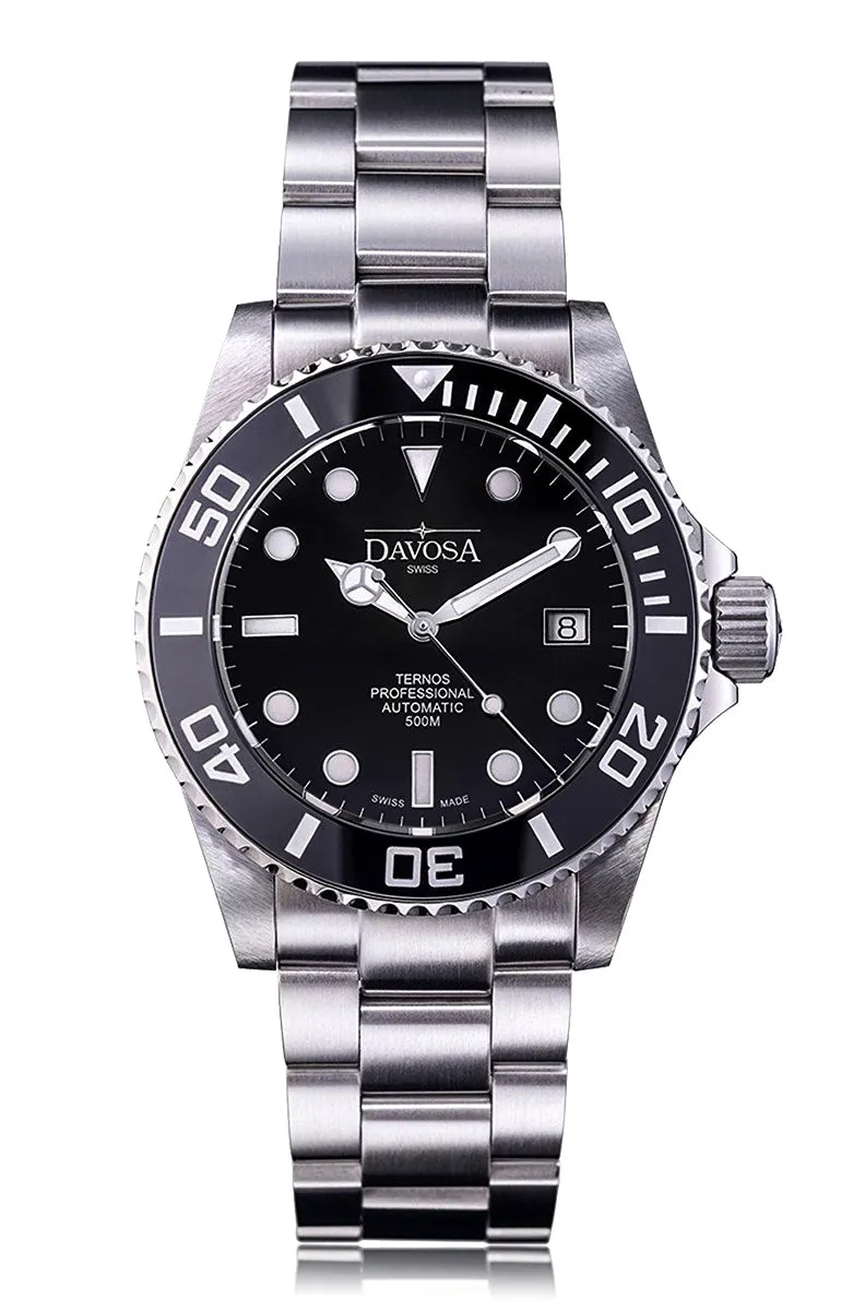 Ternos Professional Automatic 500m Black Diving Watch 16155950