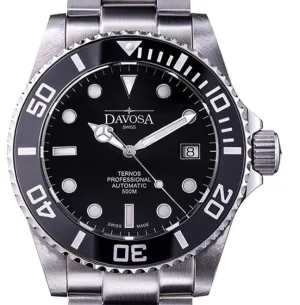 Ternos Professional Automatic 500m Black Diving Watch 16155950