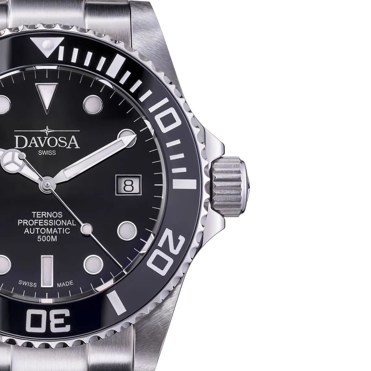 Ternos Professional Automatic 500m Black Diving Watch 16155950
