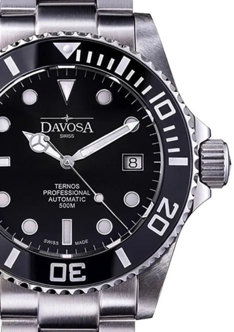 Ternos Professional Automatic 500m Black Diving Watch 16155950