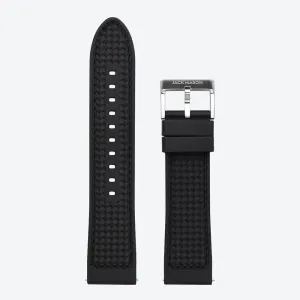 Textured Rubber Strap (Black)