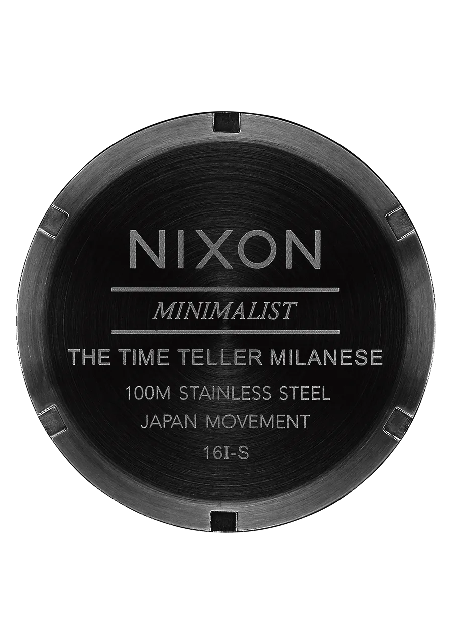 Time Teller Milanese - All Black