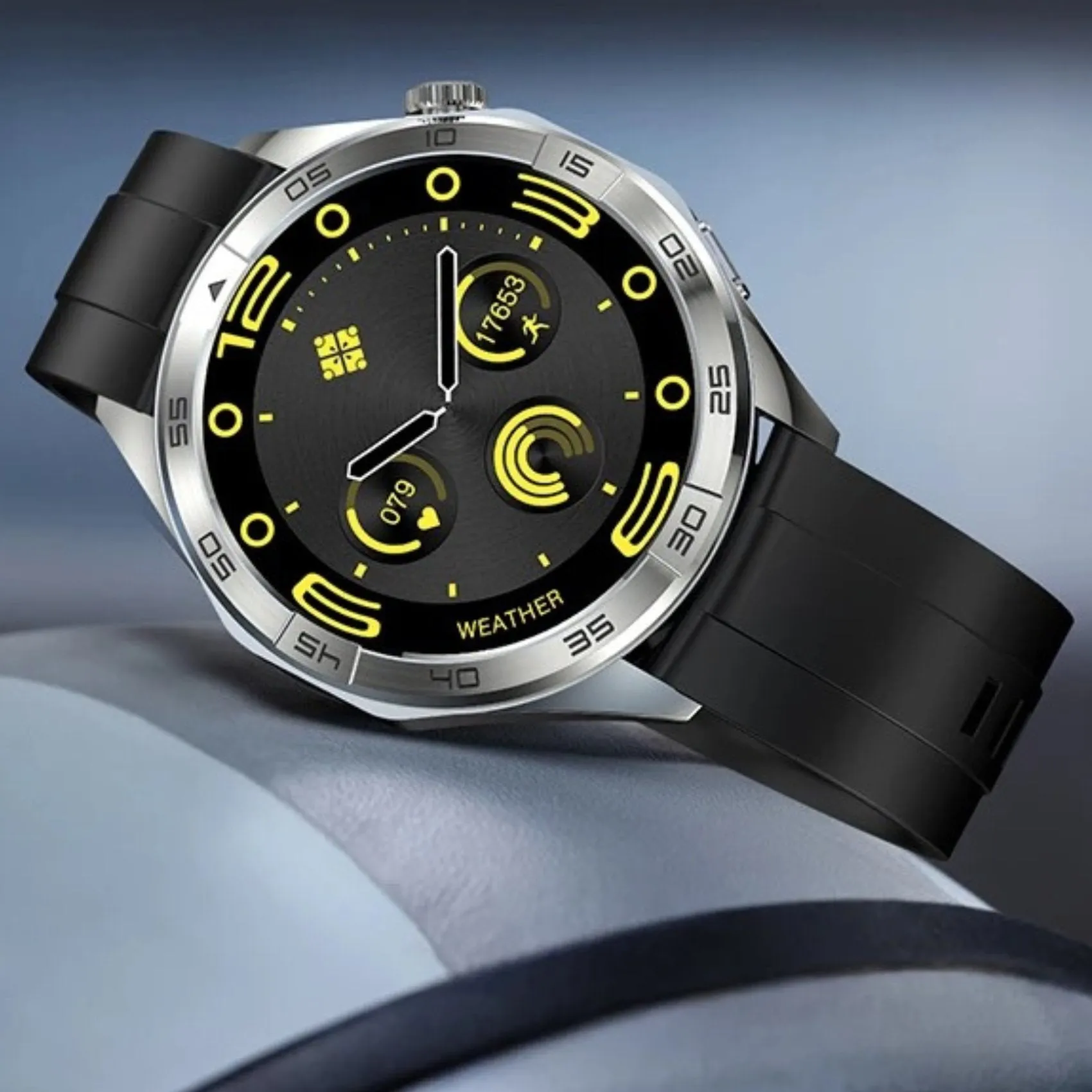 TUTT X105 Metal Case Men Smart Watch | 1.55'' Large HD Screen IP67 Tactical SmartWatch with BT Call Pedometer Sport Modes
