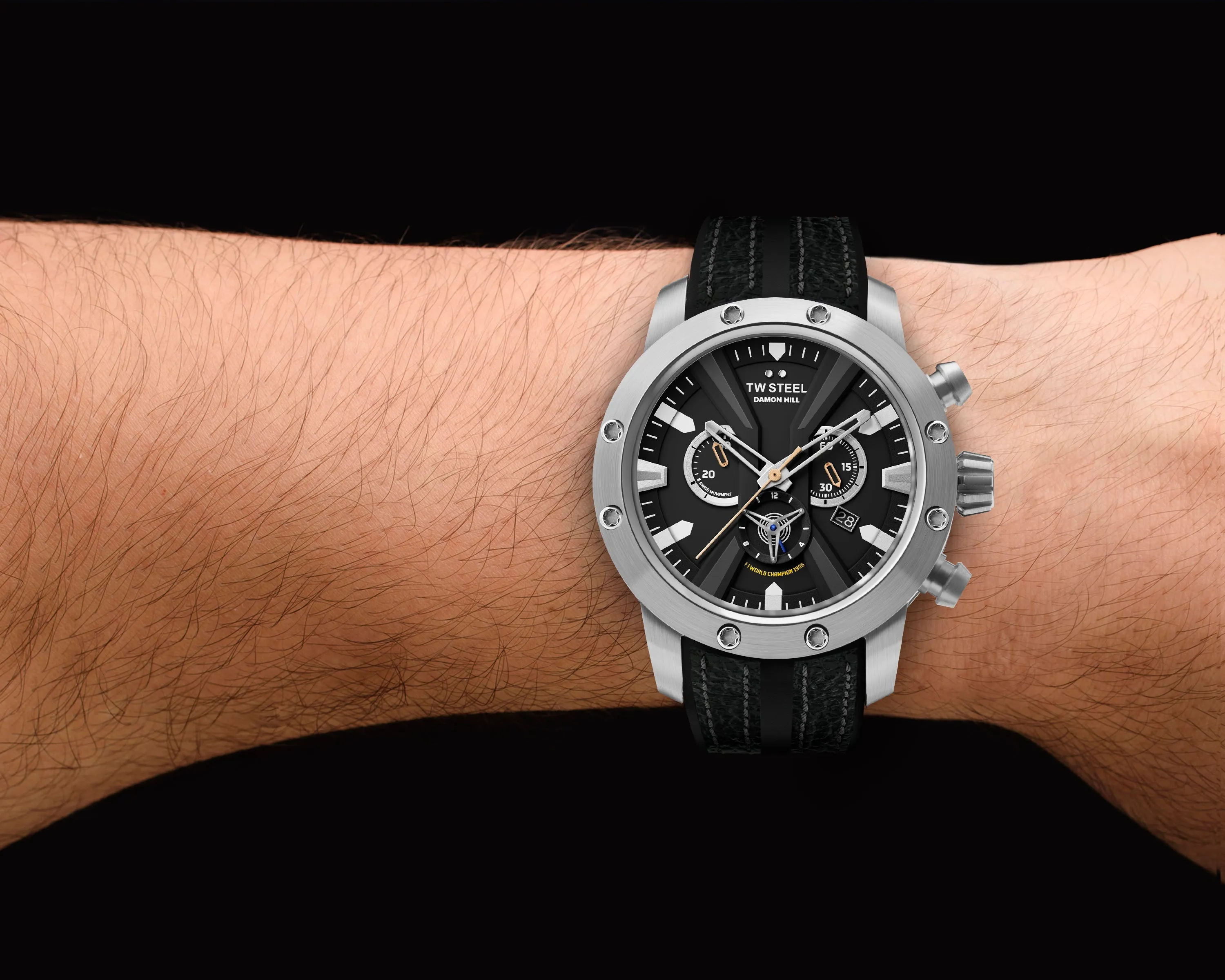 TW Steel Watch Grand Tech Chronograph Damon Hill Limited Edition GT15