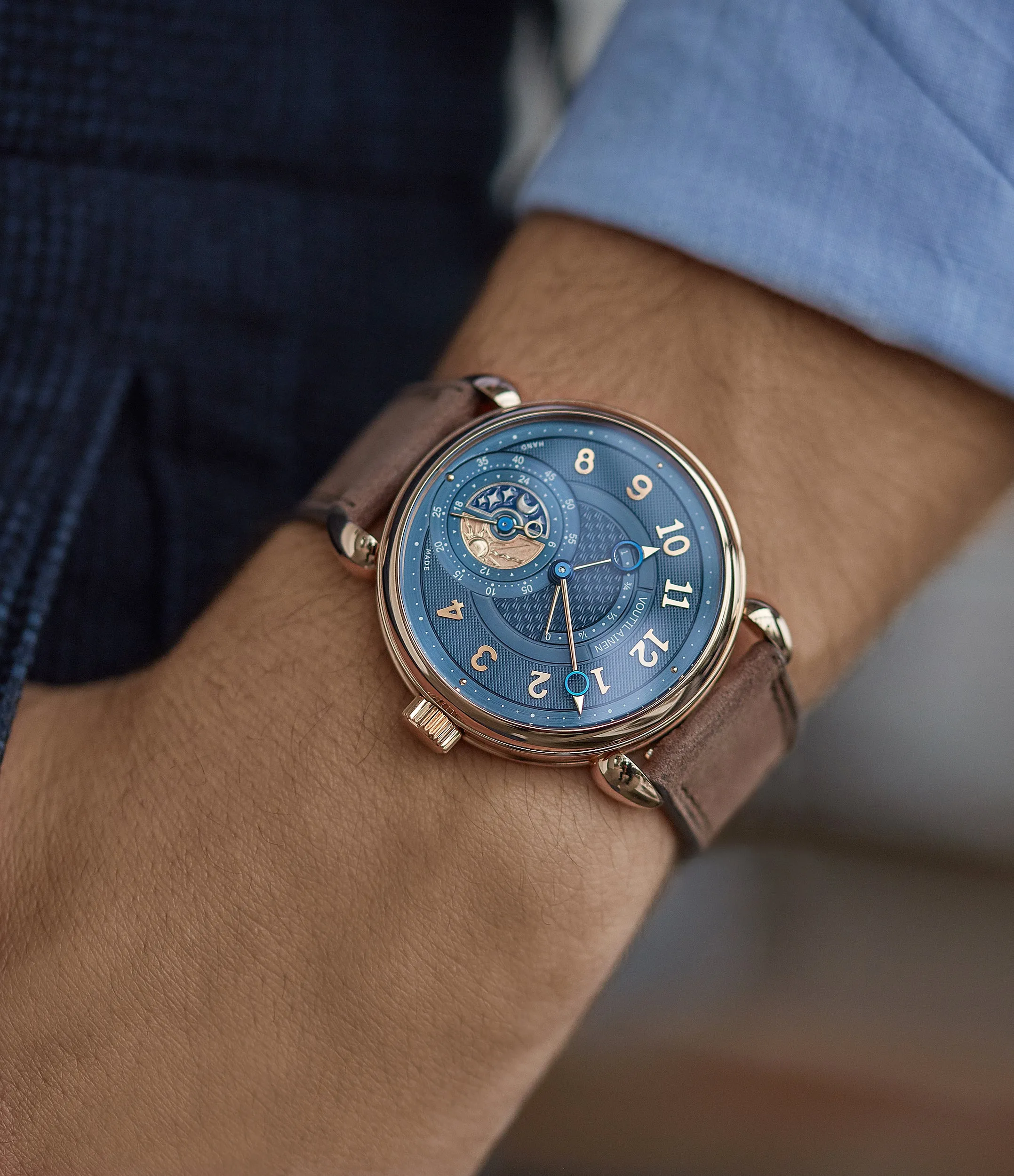 Unique Piece | Power-Reserve and GMT | Rose Gold