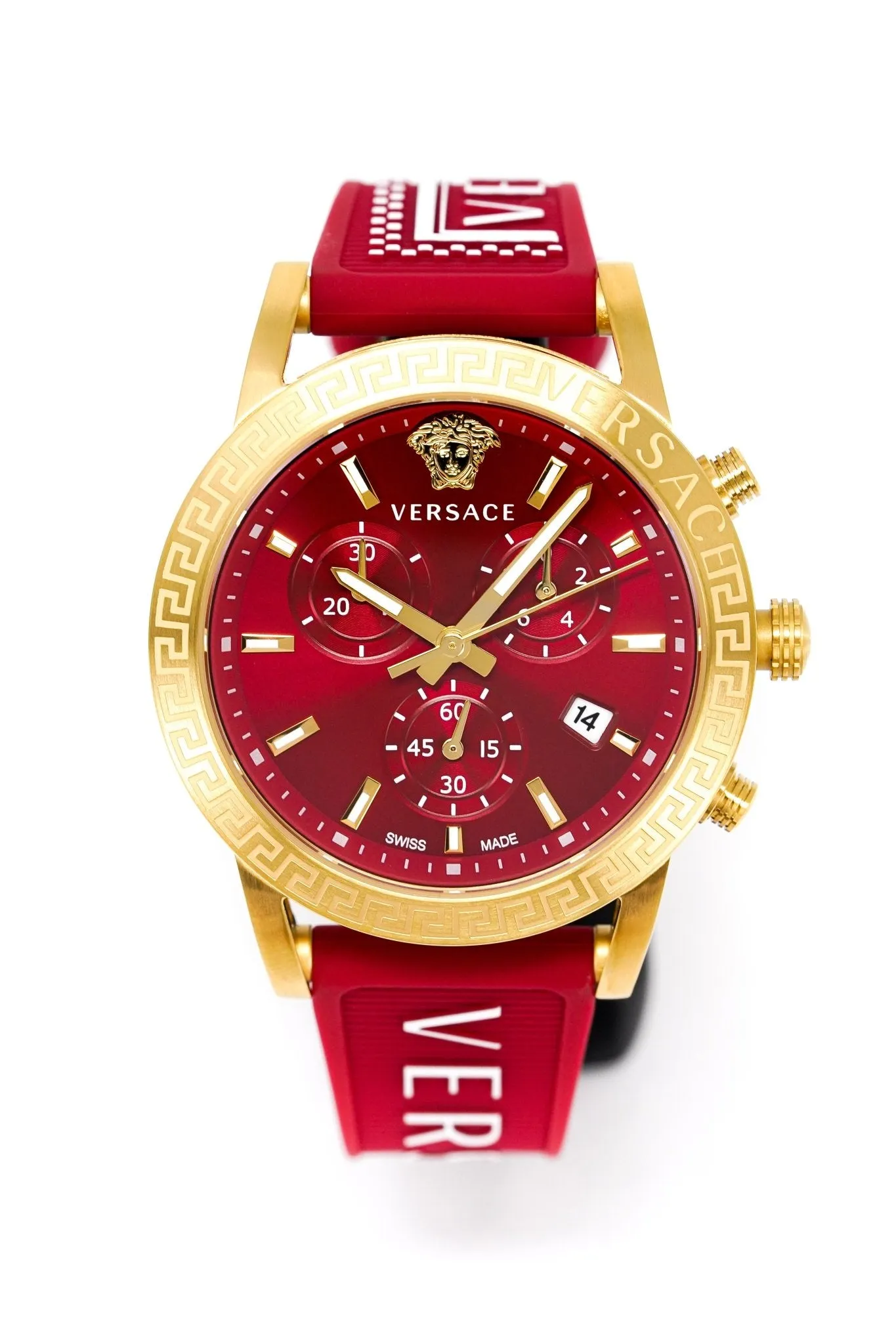 Versace Ladies Watch Sport Tech 40mm Red Gold VEKB00322