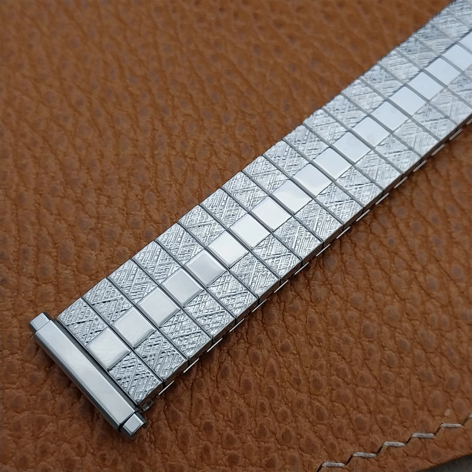 Vintage 1970s 19mm 18mm 16mm Speidel Stainless Steel Twistoflex Watch Band