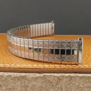 Vintage 1970s 19mm 18mm 16mm Speidel Stainless Steel Twistoflex Watch Band