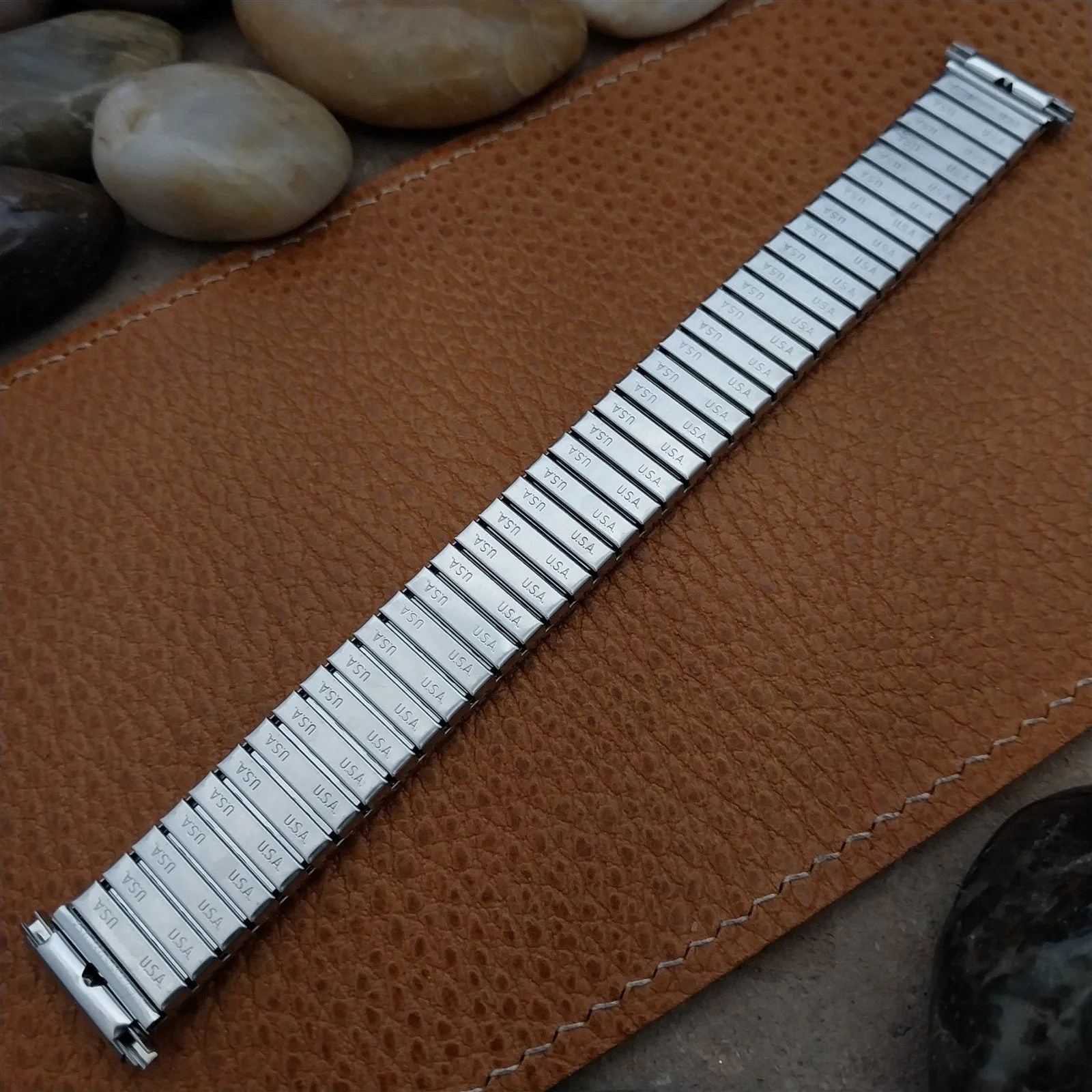 Vintage 1970s 19mm 18mm 16mm Speidel Stainless Steel Twistoflex Watch Band