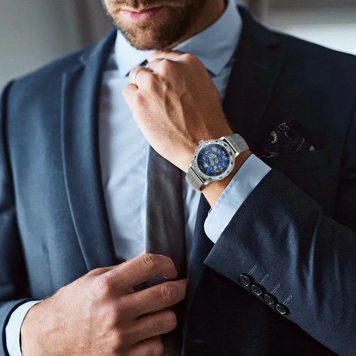 WINNER Watches Hand-wind Mechanical Watch Men Crystal Unisex Couple Wristwatch