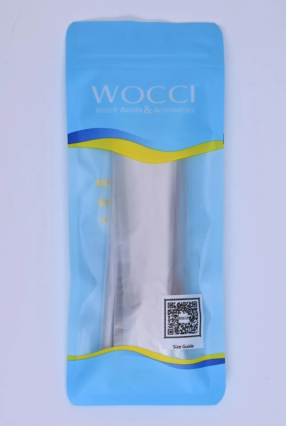 WOCCI 21mm Rally Watch Band, FKM Rubber Strap, Quick Release, Black Matte Buckle (Green)