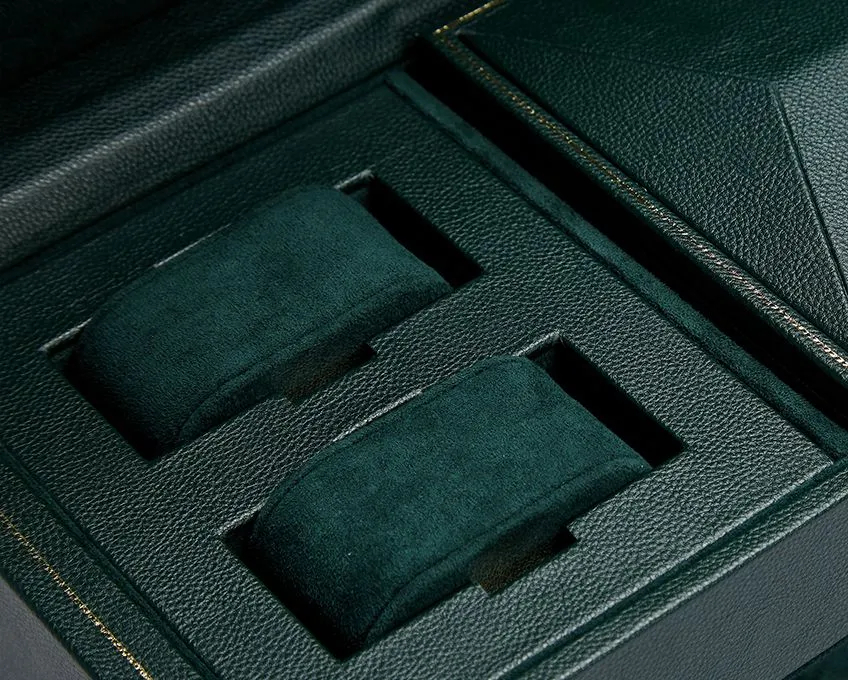 WOF Watch Winder British Racing Green Triple