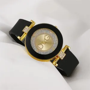 Women's Black-White Quartz Watches