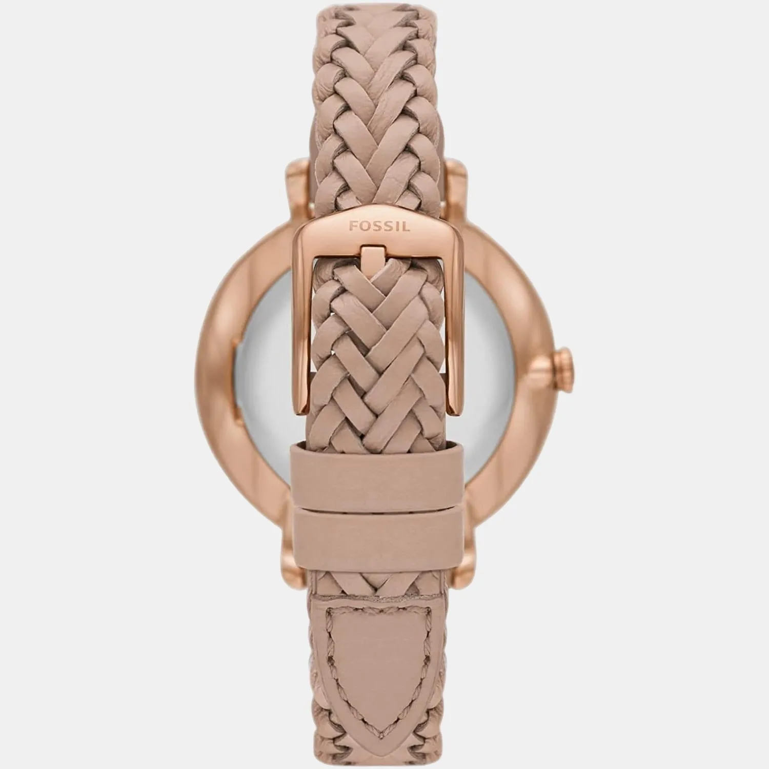 Women's Rose Gold Analog Leather Watch ES5207