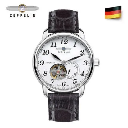 ZEPPELIN 7666 German watch men&#39;s mechanical watch business waterproof ultra-thin retro simple niche light luxury couples watch