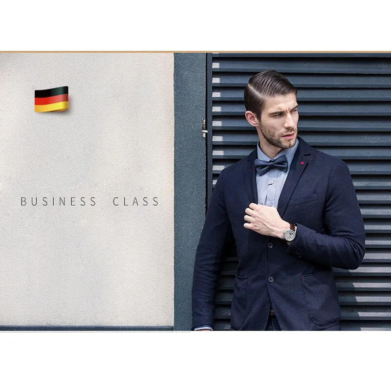 ZEPPELIN 7666 German watch men&#39;s mechanical watch business waterproof ultra-thin retro simple niche light luxury couples watch