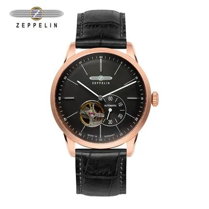 ZEPPELIN 7666 German watch men&#39;s mechanical watch business waterproof ultra-thin retro simple niche light luxury couples watch