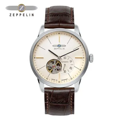 ZEPPELIN 7666 German watch men&#39;s mechanical watch business waterproof ultra-thin retro simple niche light luxury couples watch