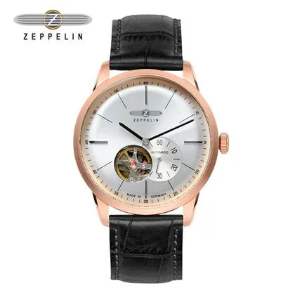 ZEPPELIN 7666 German watch men&#39;s mechanical watch business waterproof ultra-thin retro simple niche light luxury couples watch